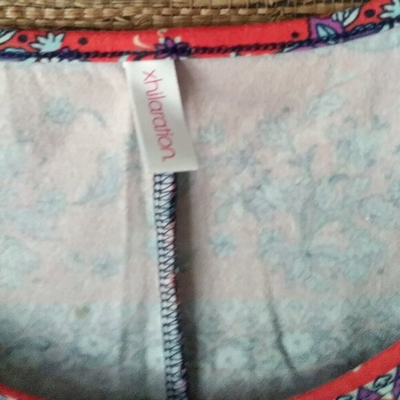 Xhilaration Abstract Print Dress 🌀 Cotton Stretch  Preowned Slay - Picture 6 of 9